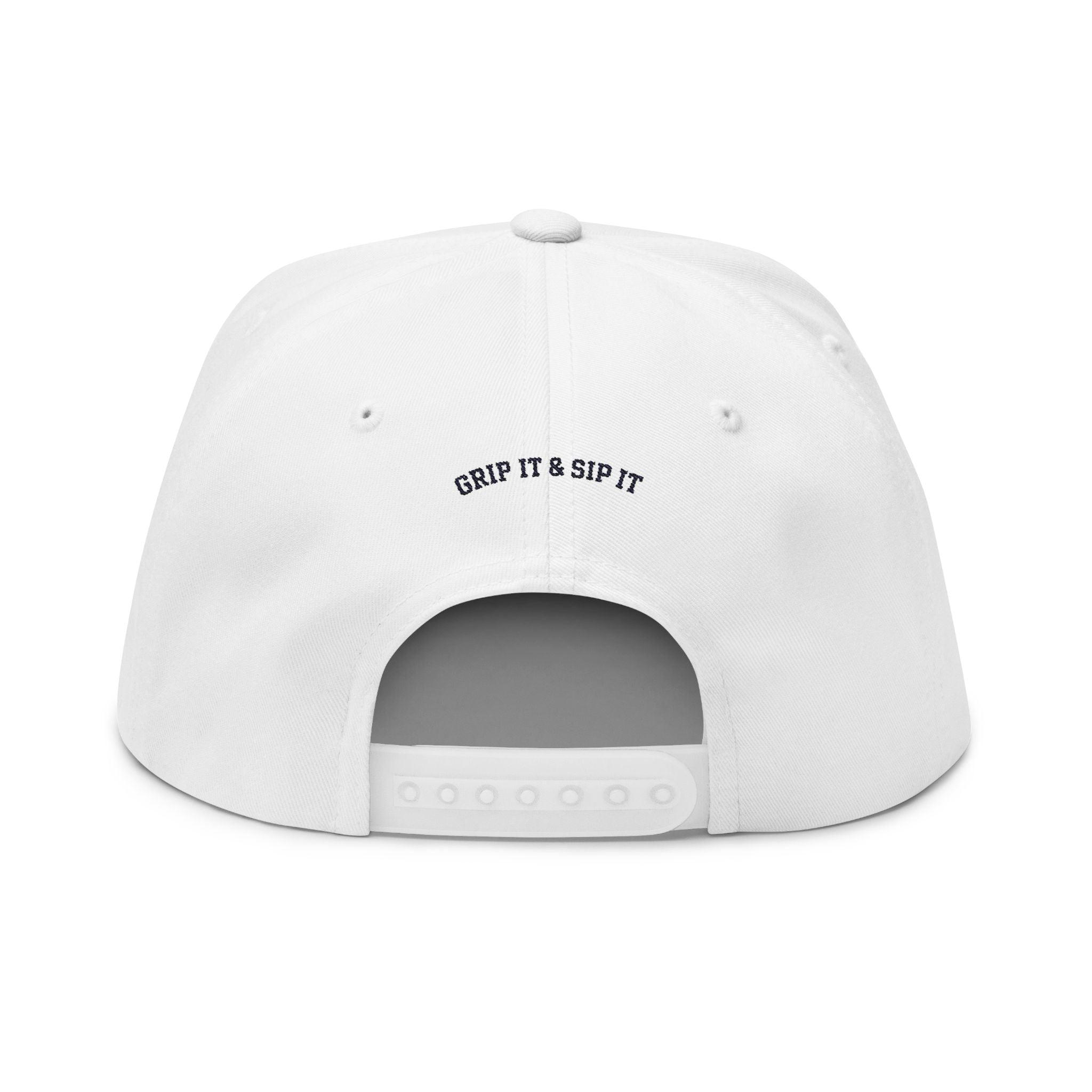 Country Club Rejects Embroidered Flat Bill Cap