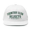 Country Club Rejects Embroidered Flat Bill Cap