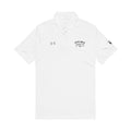 Embroidered Golf Polo Shirt – White Performance Under Armour® Style