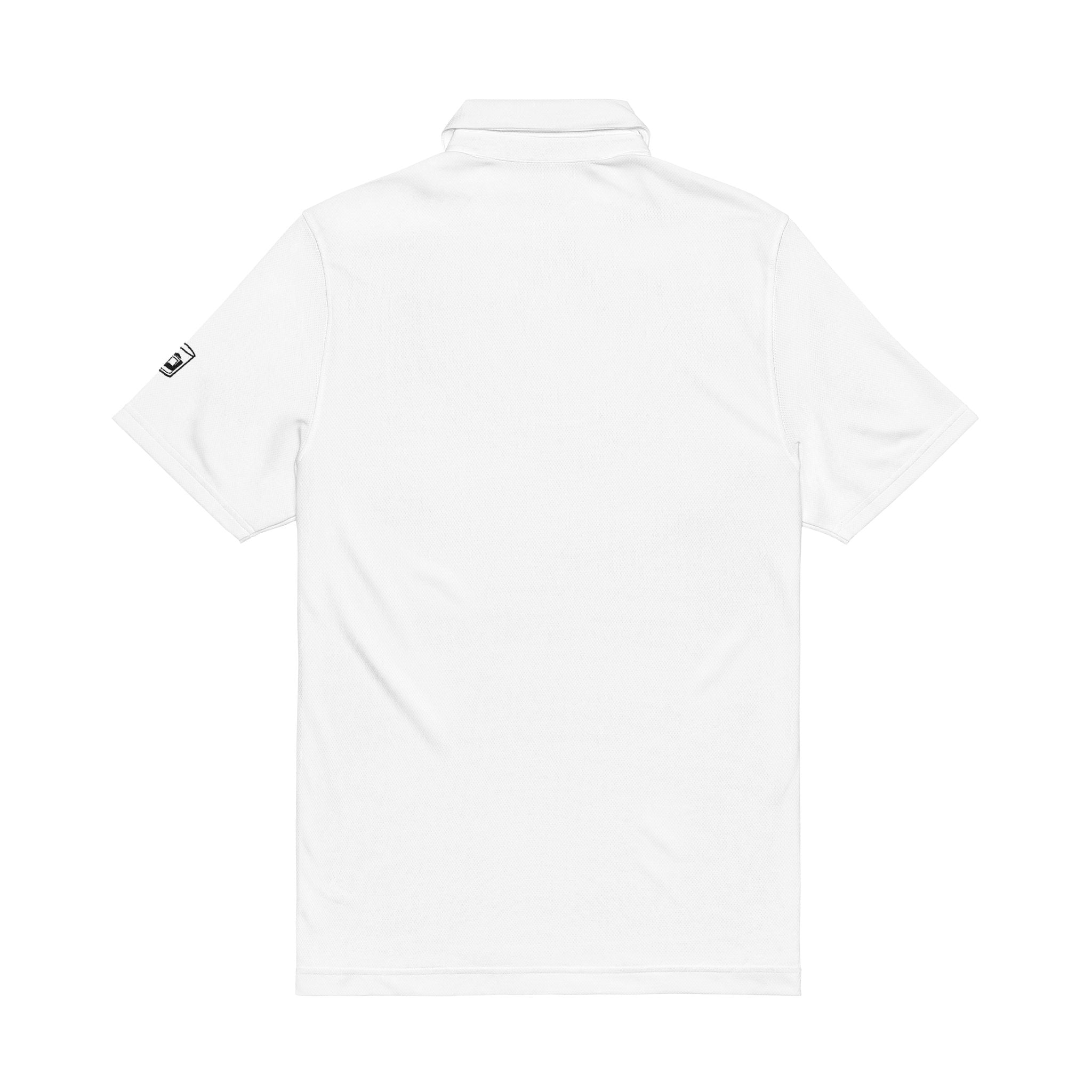 Embroidered Golf Polo Shirt – White Performance Under Armour® Style