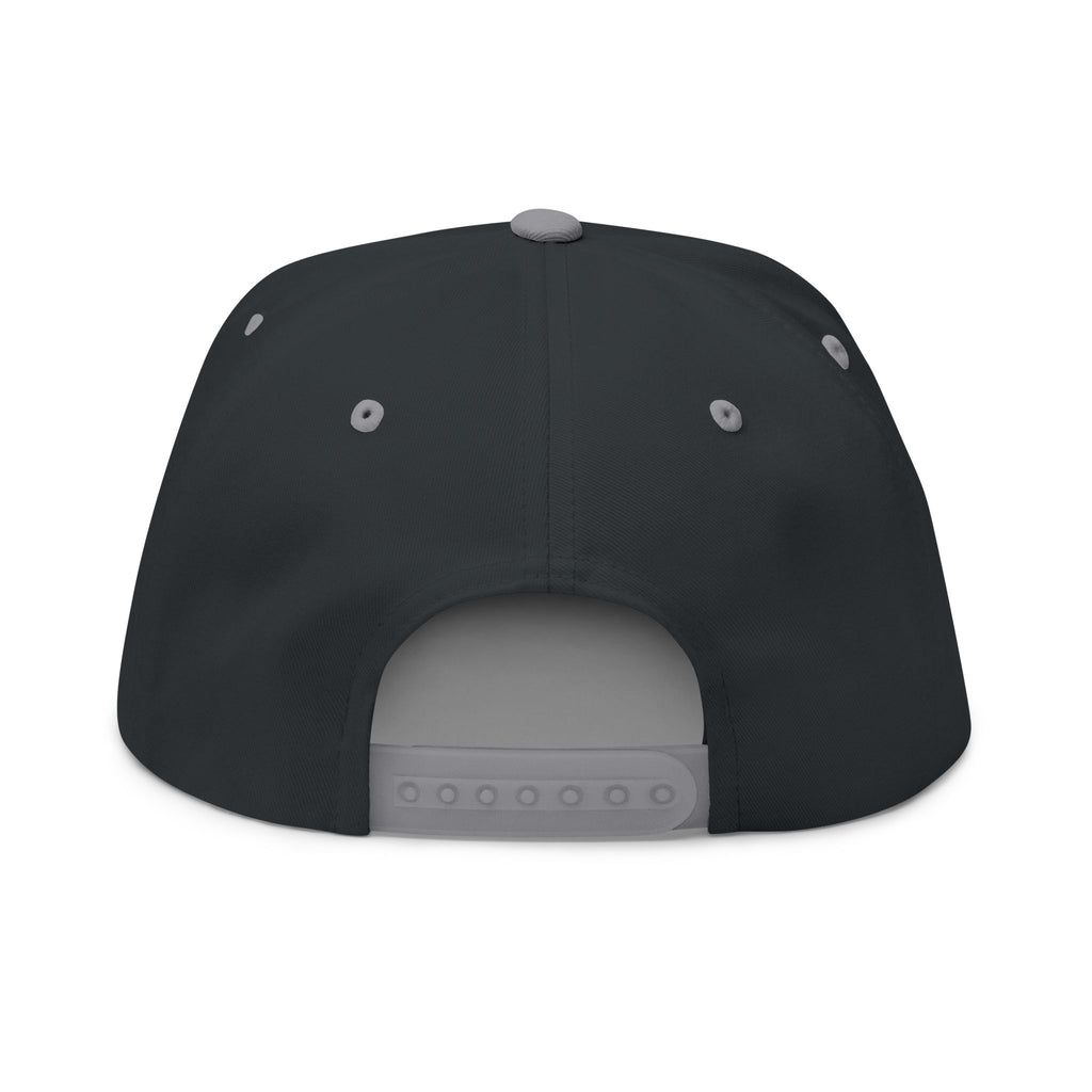Golf Snapback Hat — "19th Hole Caddie Co." Embroidered Flat Bill Cap