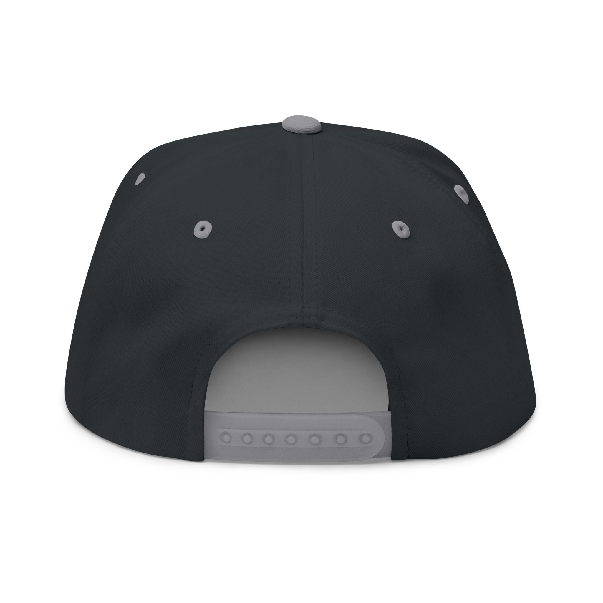 Golf Snapback Hat — "19th Hole Caddie Co." Embroidered Flat Bill Cap