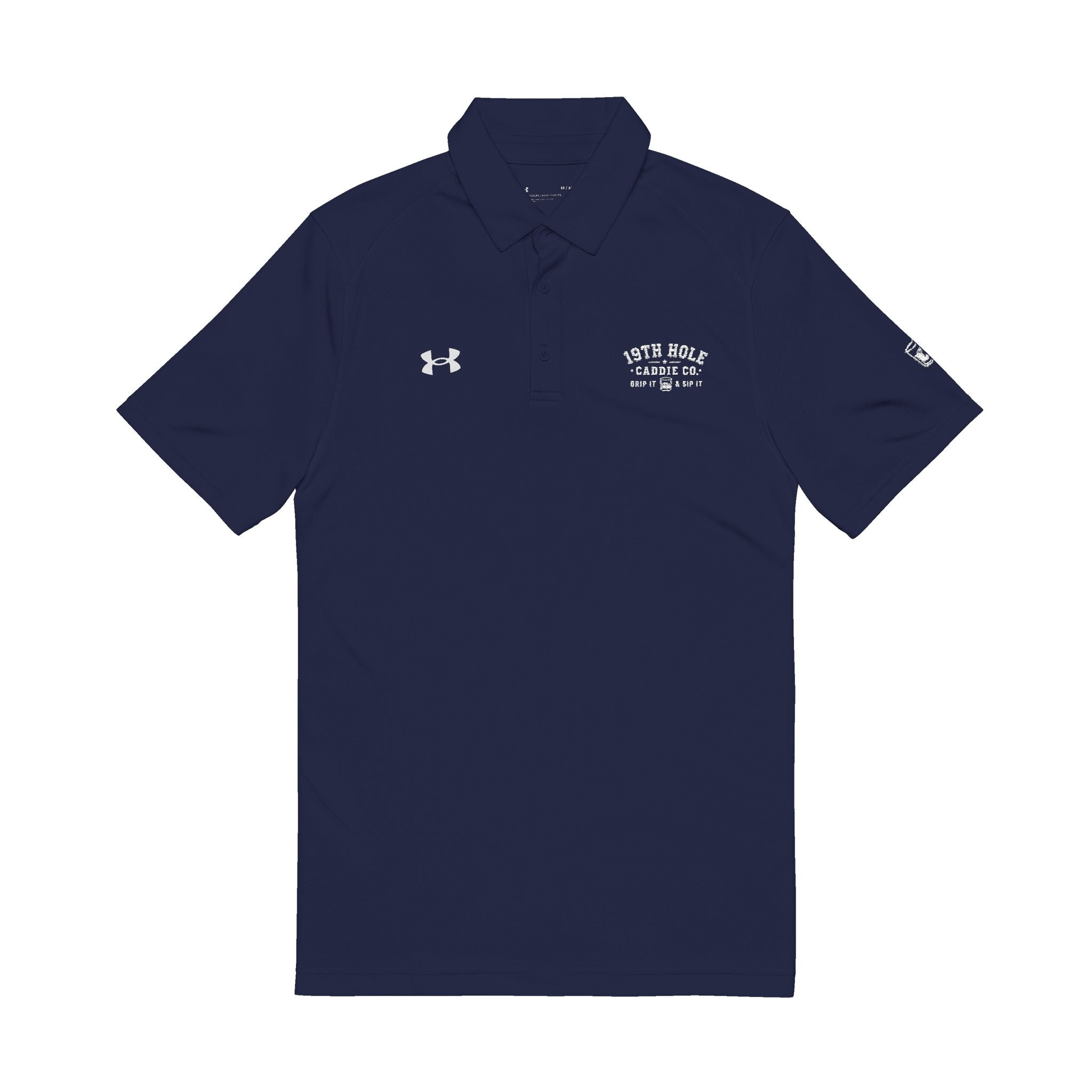 Embroidered Men's Golf Polo - Forest Green Under Armour Style