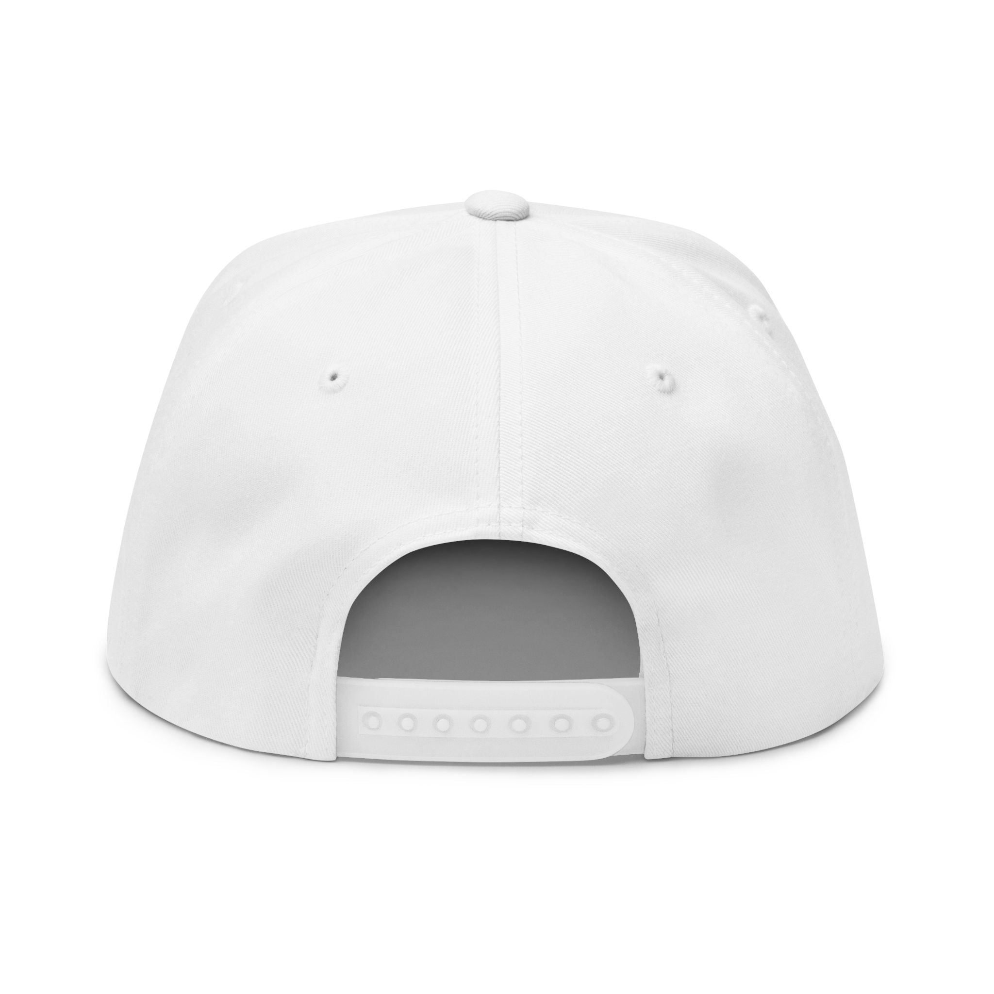 Golf Snapback Hat — "19th Hole Caddie Co." Embroidered Flat Bill Cap